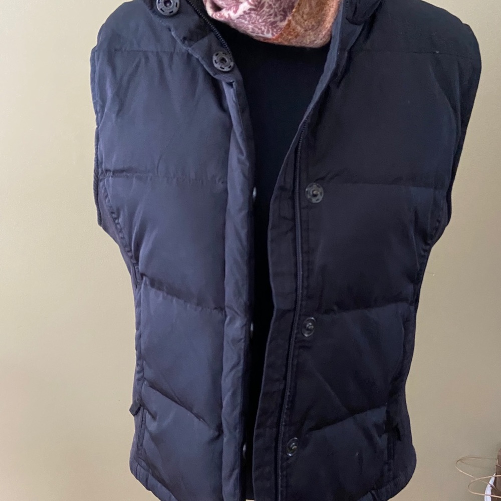 Black down vest